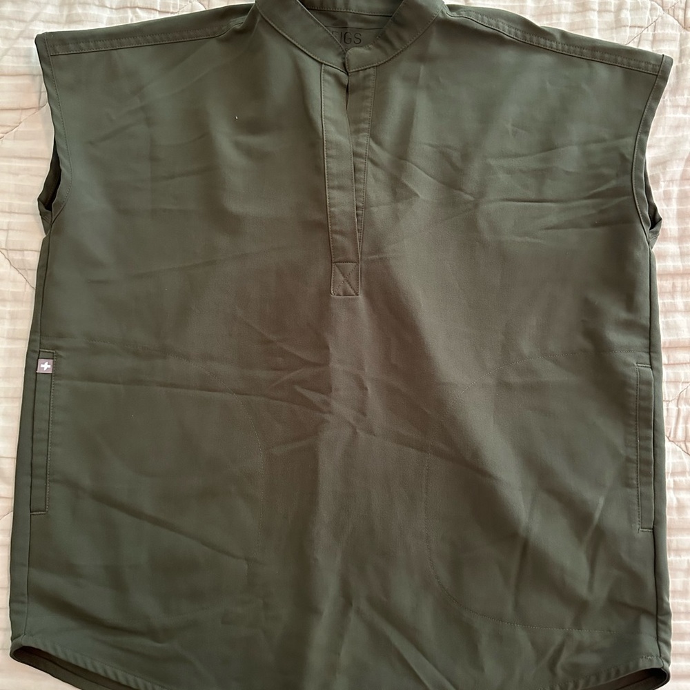 Figs Olive Green Women's Top